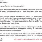 legal assistant job application letter