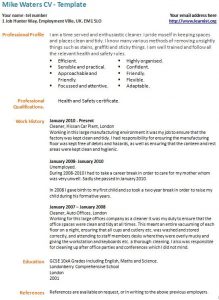 Career Break CV Example - Template - Learnist.org