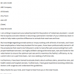 Animal Care Cover Letter Example