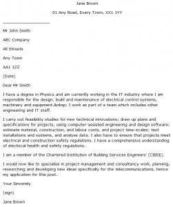 electrical engineer cover letter sample