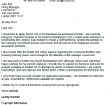 HR Assistant Cover Letter