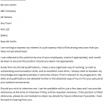Unadvertised Jobs Cover Letter Example