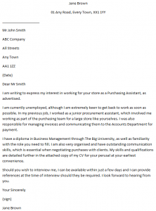 Unemployed Cover Letter Example Learnist Org   Unemployed Cover Letter Example 222x300 