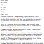 surveyor cover letter example